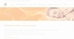 Desktop Screenshot of lesmassagesdumonde.com